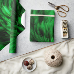 Papel De Regalo Textura divertida de piel de monstruo falso verde