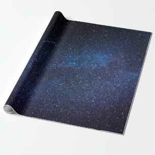 Papel De Regalo Textura elegante de la galaxia de la Vía Láctea az