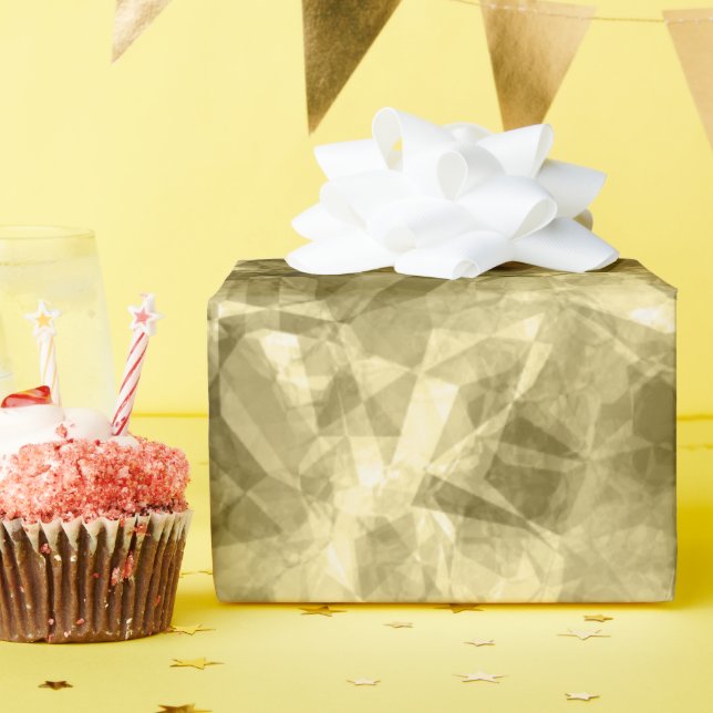 Papel De Regalo Textura en bruto de bronce (Fiesta de cumpleaños )