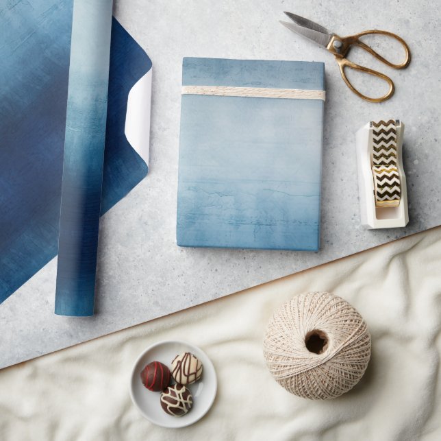 Papel De Regalo Textura gris azul (Artesanía)