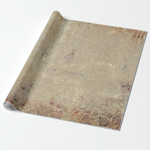 Papel De Regalo Textura Grunge Marrón Beige Rústica Vintage