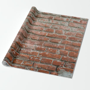 Papel De Regalo Textura. Ladrillo. Muro. Un fondo con desgastes