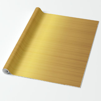 Papel De Regalo Textura metalizado cepillada oro de lujo 10
