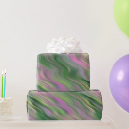 Papel De Regalo Textura ondulada de tulipán rosado