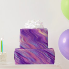 Papel De Regalo Textura violeta púrpura ondulada