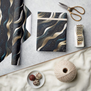 Papel De Regalo Texturas elegantes de dunas de arena con destellos