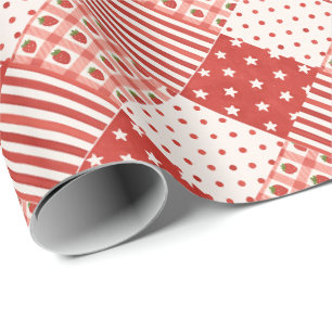 Papel De Regalo Texturas Rojas