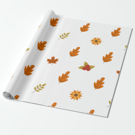 Papel De Regalo Thanksgiving Gift Wrap | Celebrate in Style | fall