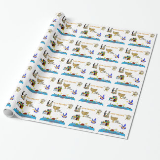 PAPEL DE REGALO THANKSGIVUKKAH DAN LOS REGALOS DE LAS GRACIAS PARA