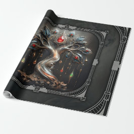 Papel De Regalo  The Art Deco Tree of Life design