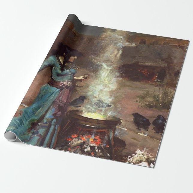 Papel De Regalo The Magic Circle High Resolution John Waterhouse (Desenrollado)