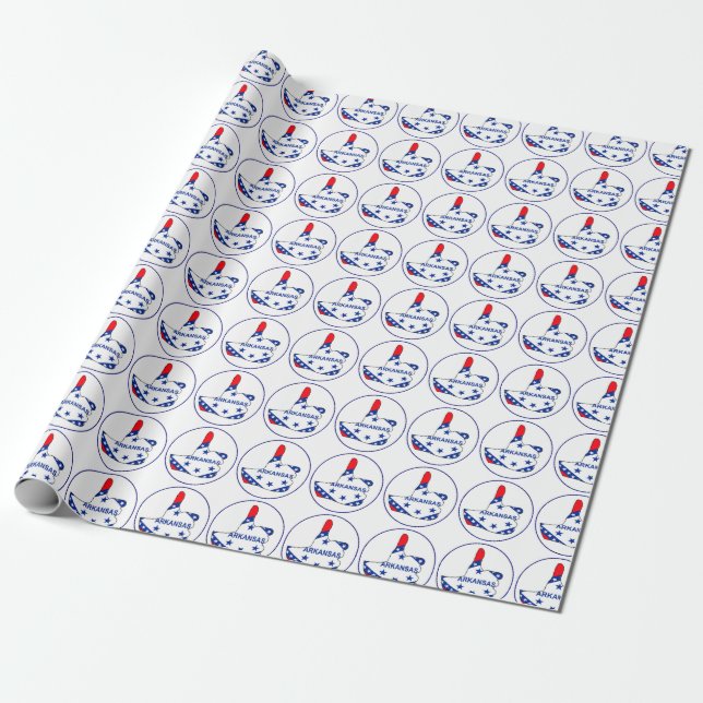 Papel De Regalo Thumbs Up Arkansas (Desenrollado)