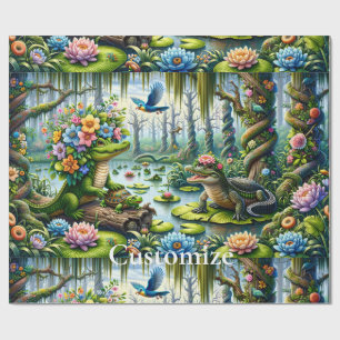 Papel De Regalo Thunder_Cove de la ciénaga de la fantasía del liga