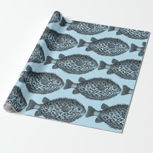 Papel De Regalo Thunder_Cove, pez globo porcupino