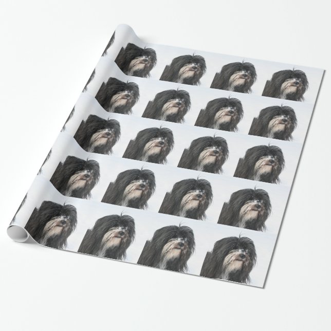 Papel De Regalo Tibet_Terrier (Desenrollado)