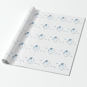 Papel De Regalo Tiburón ballena acuática