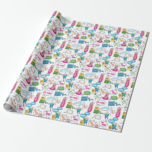 Papel De Regalo Tiempo de aventura   Patrón de llamadas de caracte