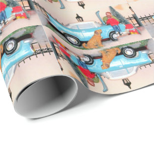 Papel De Regalo Tiempo de conexión padre/hijo - Escena de coche d