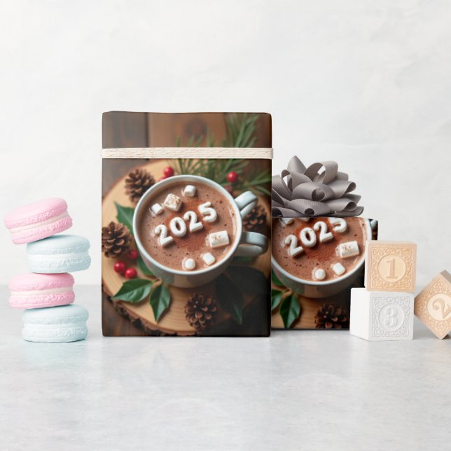 Papel De Regalo Tiempo de navidad (Baby Shower)