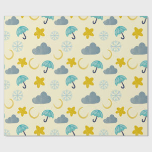 Papel De Regalo Tiempo de Noche