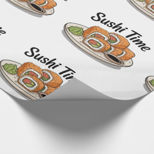 Papel De Regalo Tiempo de sushi