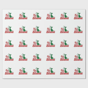 Papel De Regalo Tiempo para ser Blitzeneado Reno de Navidad
