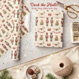 Papel De Regalo Tienda de Juguetes Clásicos de Navidad