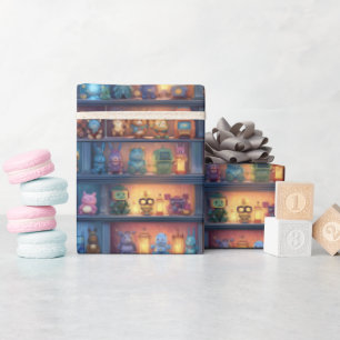 Papel De Regalo Tienda de Juguetes Encantada Patrón Coleccionable