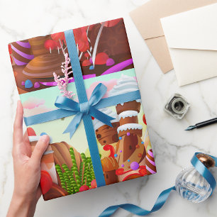 Papel De Regalo Tierra Del Chocolate