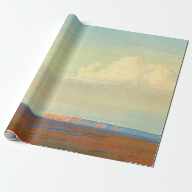 Papel De Regalo Tierra Navajo, suroeste de Chinle, por Maynard Dix (Desenrollado)