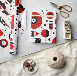 Papel De Regalo Tierra Roja: Patrones nativos americanos