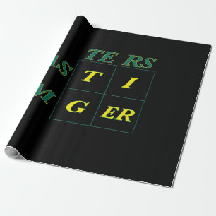 Papel De Regalo Tiger Goat Woods Masters