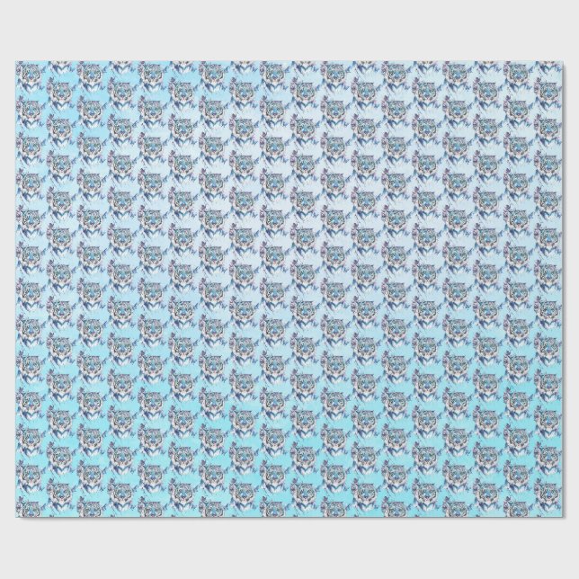Papel De Regalo Tigre (Superficie plana)