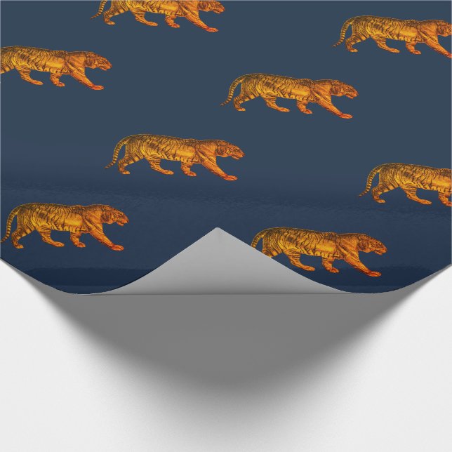 Papel De Regalo Tigre de cosecha (Esquina)