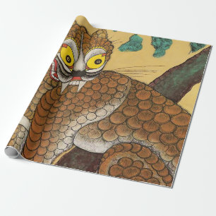 Papel De Regalo Tigre feo del pueblo Minhwa coreano