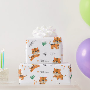 Papel De Regalo tigre lindo