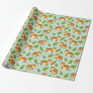 Papel De Regalo Tigres