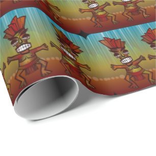Papel De Regalo Tiki