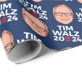 Papel De Regalo Tim Walz 2024