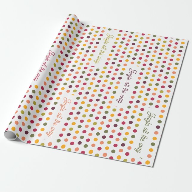 Papel De Regalo Timbrea todo el camino -  (Desenrollado)