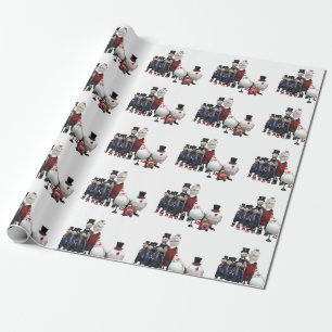 Papel De Regalo Tin Choir Figuras Tradicionales