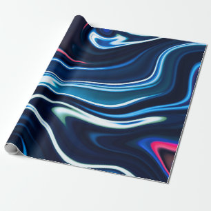 Papel De Regalo Tinta de mármol colorida. Textura de patrón de már