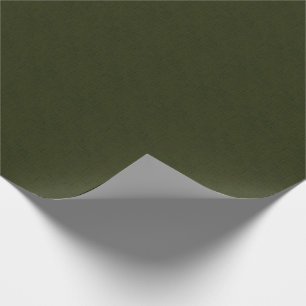 Papel De Regalo Tintado de oliva oscura