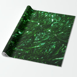 Papel De Regalo tinte de árbol de navidad brillante verde brillant