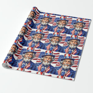 Papel De Regalo Tío Sam USA