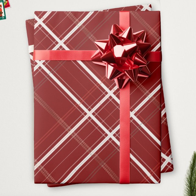 Papel De Regalo Típicos Navidades de cabaña acogedores oro rojo (Subido por el creador)