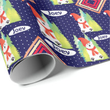 Tipografía elegante de nombre de oso polar