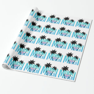 Papel De Regalo Tipografía-Miami-Beach-Florida