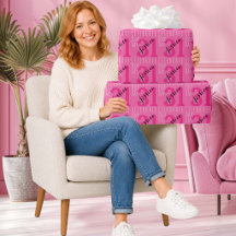 Tipografía moderna rosa cumpleaños 31