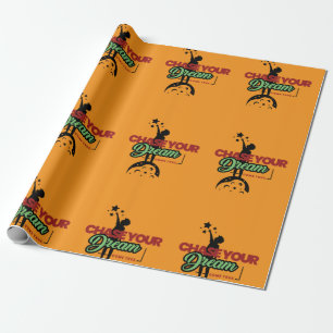 Papel De Regalo tipografía negra verde